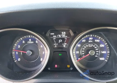 2013 Hyundai Elantra Gls z USA, uszkodzony, nr VIN 5NPDH4AE7DH416647